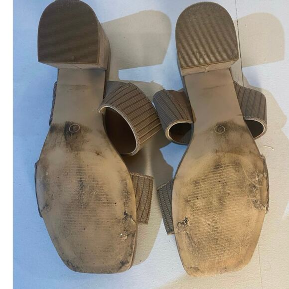 Altar’d State Womens Tan Block Heel Sandal Size 8.5 - Picture 6 of 6